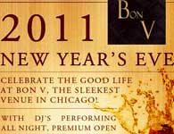 LIVING THE GOOD LIFE INTO 2011 NYE @ BON V