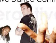 GOLDEN WEARING CHII ON VIRTUAL DANCE MACHINE