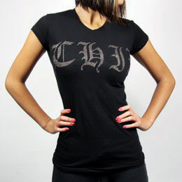 Women's Glitter Logo S/S